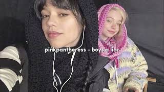 pinkpantheress - boys a liar (sped up)