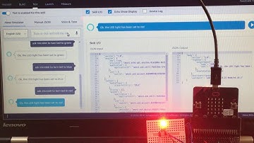 Alexa, Ask Microbit to Turn LED Light