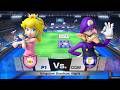 Mario Sports Superstars - Peach/Luigi Vs. Waluigi/Rosalina