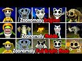 ZOONOMALY Original VS Zoonomaly Mobile VS Full Bright Mode Jumpscares Comparison