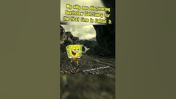 my silly ass discovering deathclaw sanctuary for the first time in fallout 3 #memes #fallout #shorts