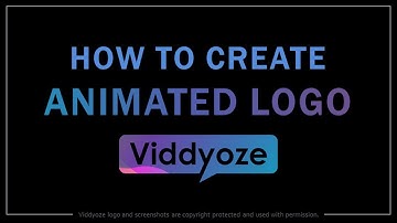 How to Create Animated Logo in Viddyoze