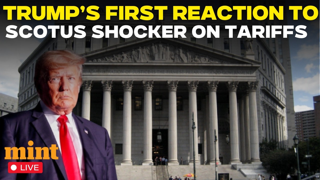 LIVE | Trump’s First Response To Supreme Court Tariff Shock | US Tariffs News | USA | Tariffs