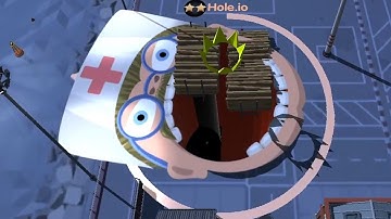 Hole.io Map Control: 100.00% - Time Mode Big Hole WORLD RECORD