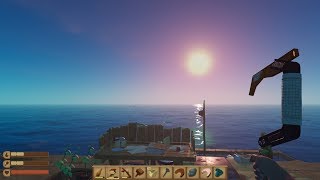 Today i get started on the forge by collecting sand and clay drying it
out for research.trapped a small raft with nothing but hook made of
old plastic,...