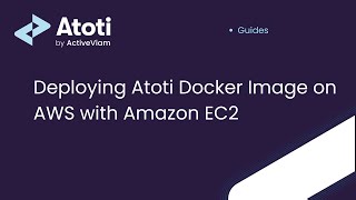 Deploying atoti Docker image on AWS with Amazon ECS