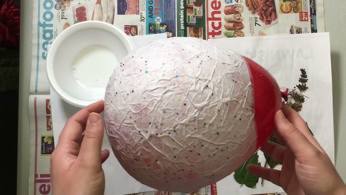 Tissue Paper Bowls – Paper Mache – Art is Basic