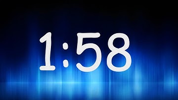 1:58 Minutes Timer / Countdown from 1min 58sec