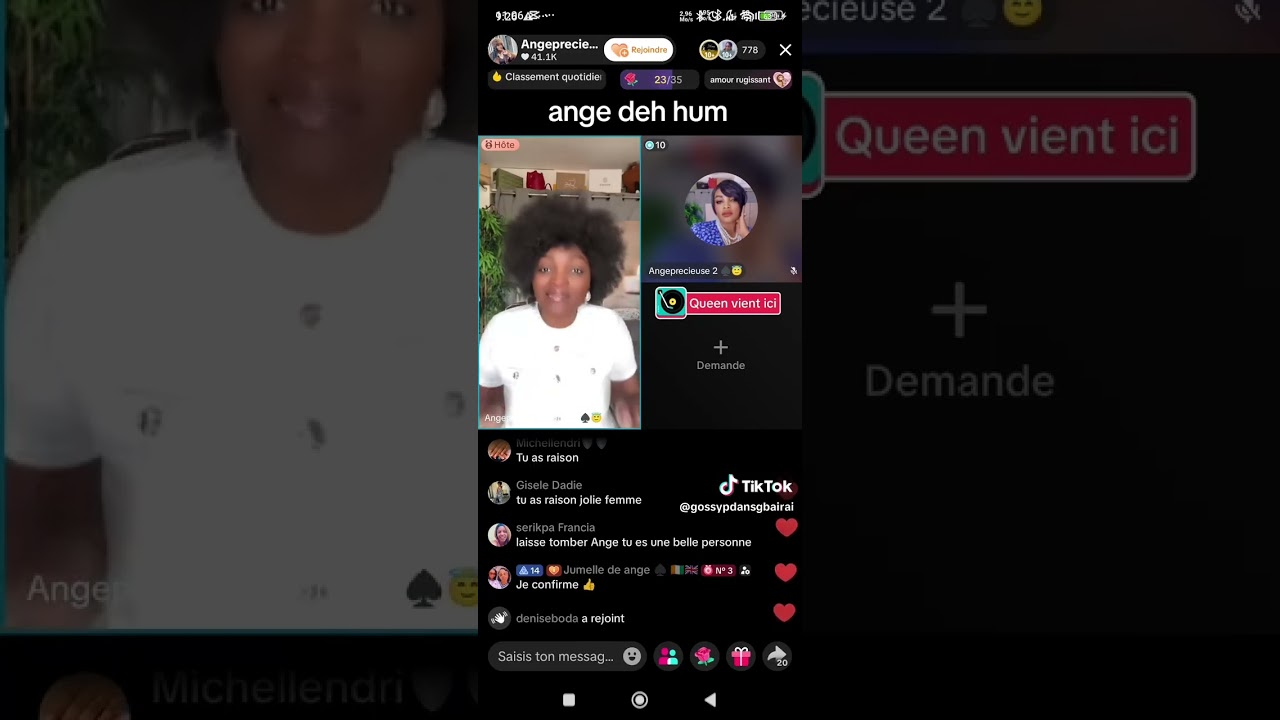 ange précieuse contre ses ex renchérisseuses