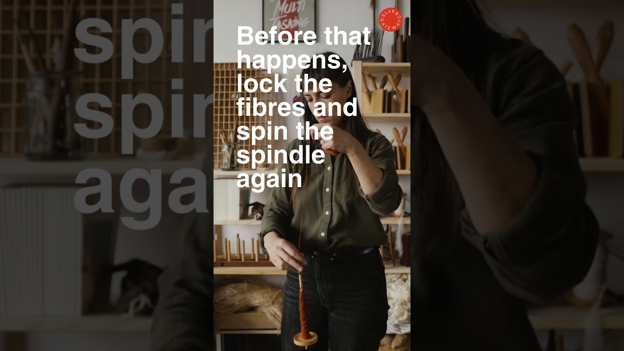 “Introduction to handspinning” -  Spin with a drop spindle - Step-by-step