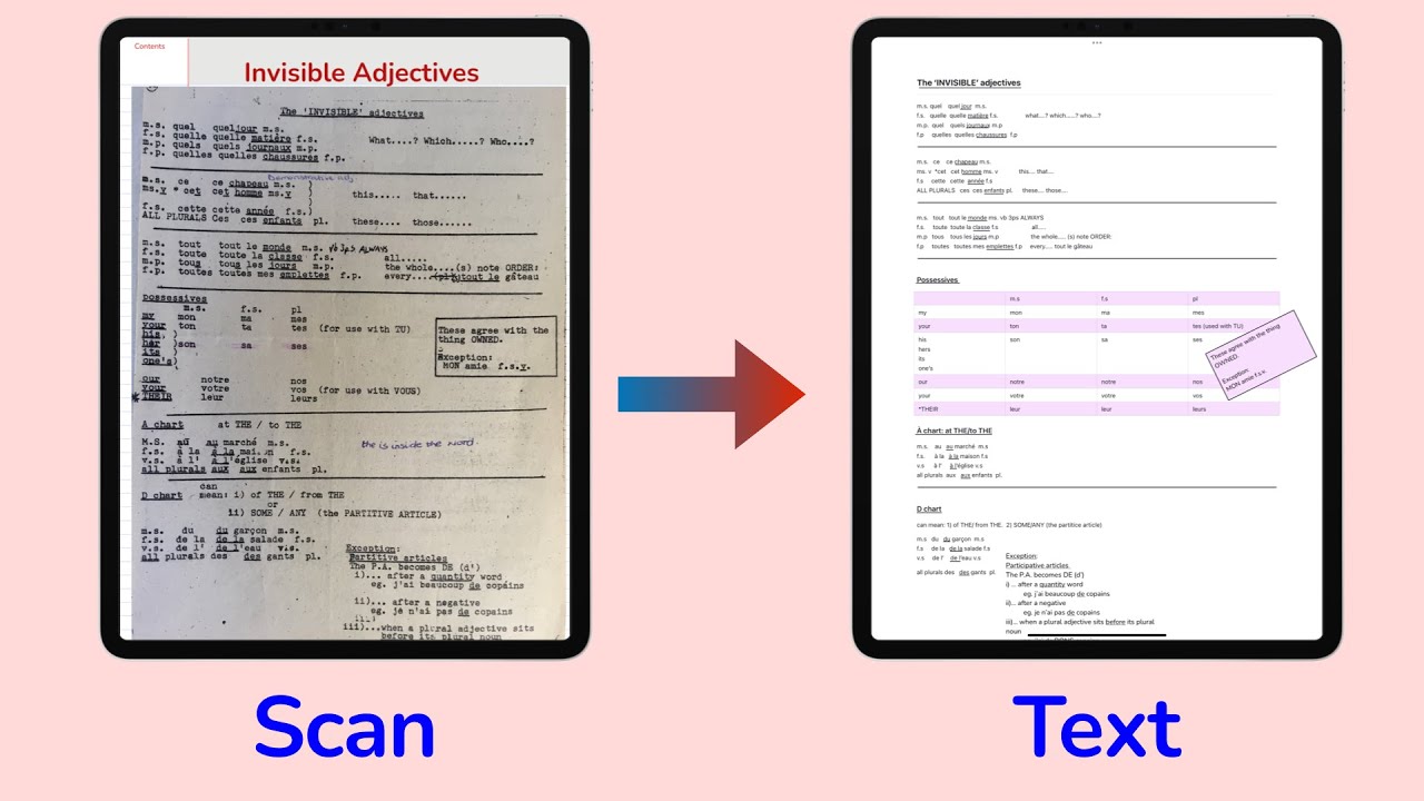 Paper to TEXT| Text recognition on the iPad