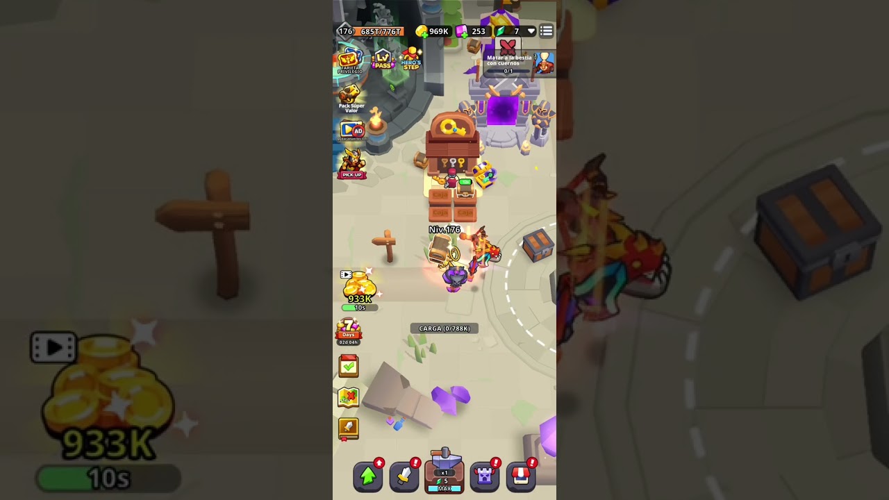 XP hero - Actualización + 2 jefes muertos, (Nueva interface) #xphero 