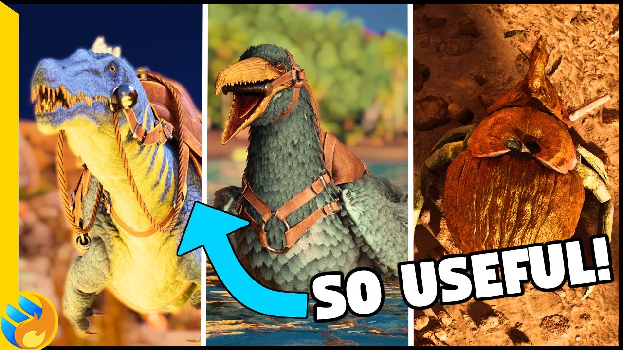 TOP 5 Most USEFUL Dinos In ARK Survival Ascended YouTube