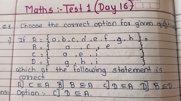 10th class setu abhyaskram ( Bridge course) maths test 1 / day 16