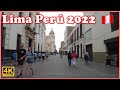 LIMA PERU 🇵🇪 4K | Así lucen 🚶 Calles y Avenidas de Lima | Enero 2022