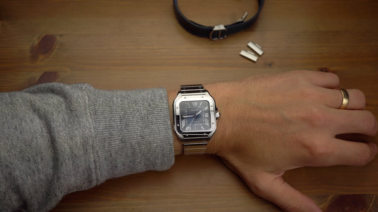 The Cartier Santos Blue - YouTube