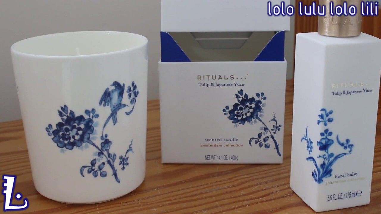 RITUAL OF AMSTERDAM COLLECTION CANDLE : Tulip & Japanese Yuzu
