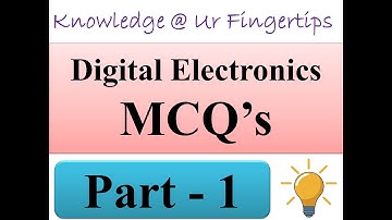Digital Electronics MCQ Part -- 1