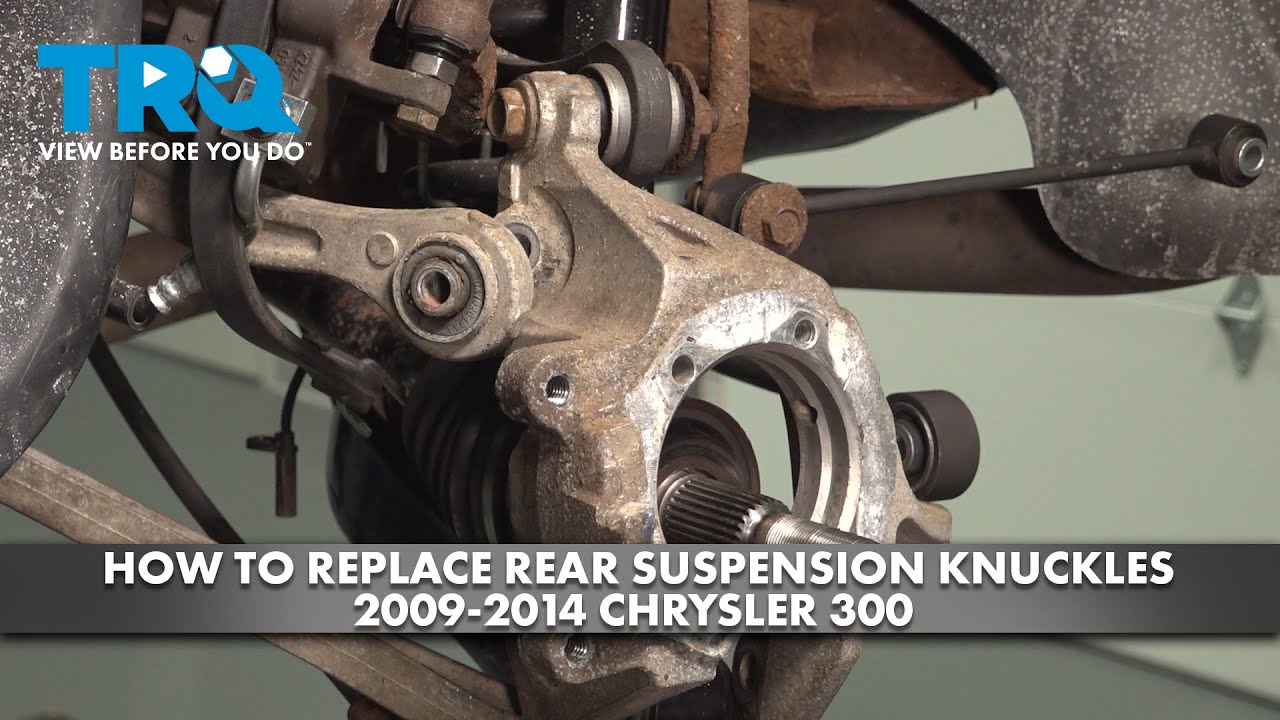 How to Replace Rear Suspension Knuckles 2005-2010 Chrysler 300 - YouTube