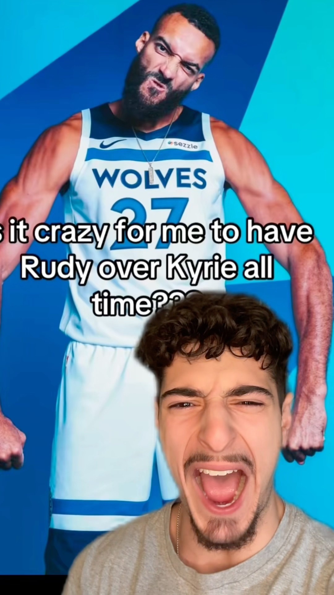 RUDY BETTER THAN KYRIE ALL TIME…is unfortunately not a crazy take? #nba #rudygobert #fexr