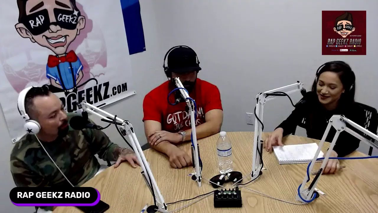 RAP GEEKZ RADIO LIVE WITH GUEST JOE CHRIS & JIMMY