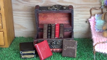 Miniature Leather Bound Books