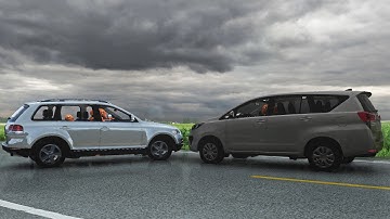 BeamNG Drive - Realistic Car Crashes | Loss of Control #2