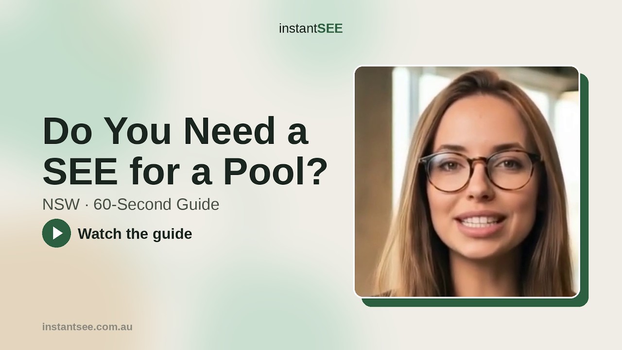 SEE for a Swimming Pool in NSW: When You Need One and What It Covers