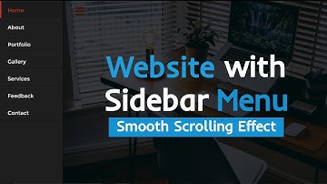 Sidebar Menu HTML CSS & JQuery | CodingNepal