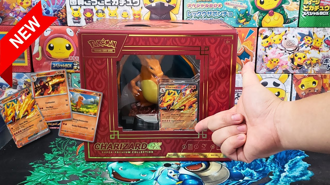 pokemon charizard ex super premium collection trading card box Pokmon Charizard ex Super Premium Collection Box MCAP