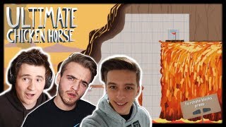 LÁVOVÁ MAPA! - Ultimate Chicken Horse /w Baxtrix, MenT, Artix