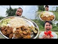 Eating challenge with my friend  gayal and muttun eating challenge  big thali eating challenges