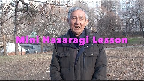 mini hazaragi lesson