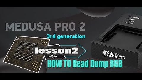 MEDUSA PROII lesson2 HOW TO Read Dump firmware direct emmc