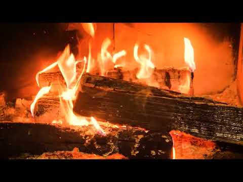 8 Hours of Relaxing Fireplace Sounds - Warm Burning Fireplace & Crackling Fire Sound - Burning Logs