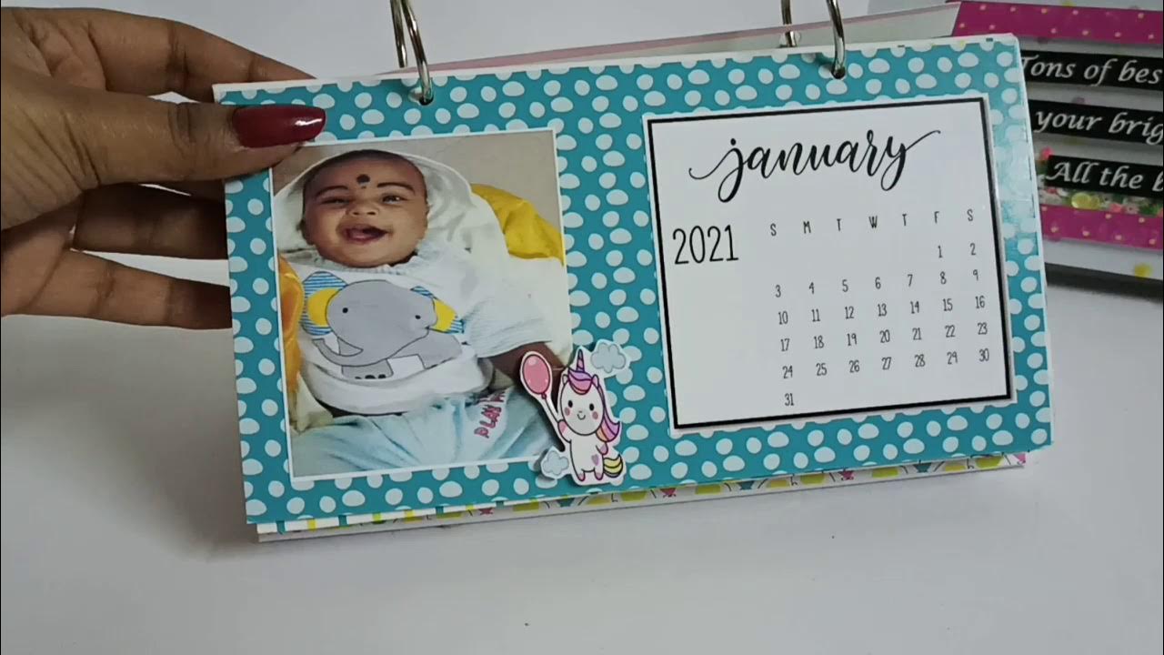 table calender desk top calendar handmade gifts YouTube