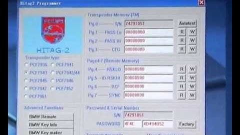 How to set Hitag2 Programmer with BMW CAS AK300 Key Maker