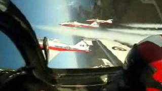 SNOWBIRDs SMOKE ON   Cockpit  footage of full show put to music