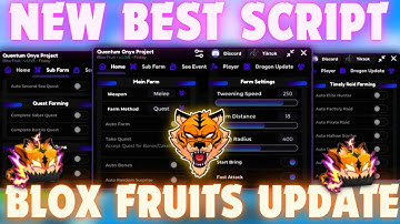 🐯 [Tiger Event] New BEST Blox Fruits Script (No Key) 🔥 Auto Raid, Auto Farm & Auto Fruit!