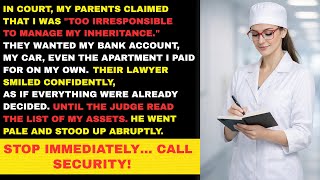 My Parents Demanded Every Possession In Court – Then The Judge Read Out My True Net Worth...