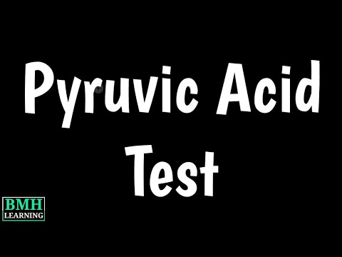 Pyruvic Acid Blood