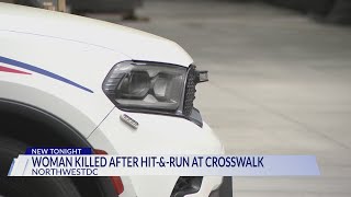 Woman dies in hospital after hit-and-run in DC crosswalk; police search for driver