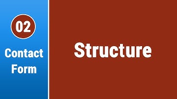 Create Contact Form in Arabic #02 - Application Structure & Main Page