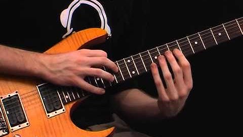 Lead Guitar Lesson - String Skipping Lick for Advanced Players