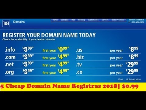 5-cheap-domain-name-registras-2018|-$0.99-per-domain-name