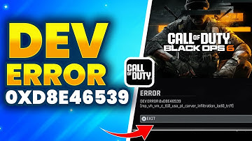 How To Fix Black Ops 6 DEV ERROR 0xD8E46539