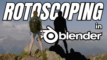 Rotoscoping in blender