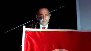 Akhisar Cumhuriyet Başsavcısı Mustafa Akbulut, 18 Mart Şehitler Günü programı okuduğu şiir