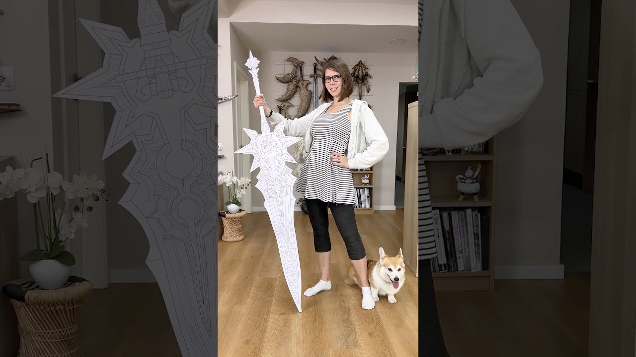 Starting 2025 with GIANT LED sword! ⚡️ 