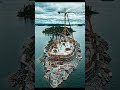 Building a Cliffside Helipad on a Deserted Island #concretedreams #construction